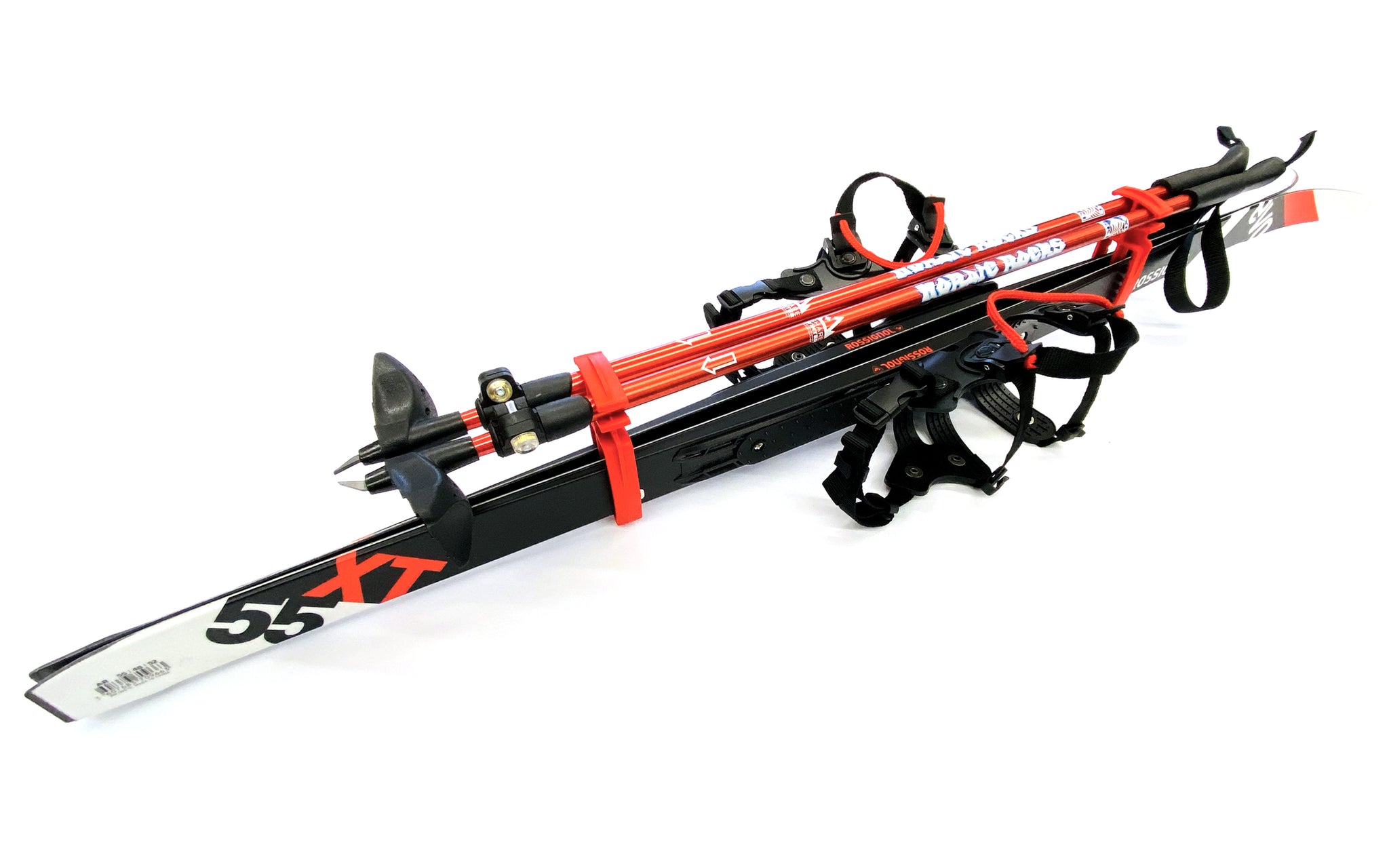 Rossignol Cross-Country Ski Touring Set With Nordic Rocks Step-In Bindings